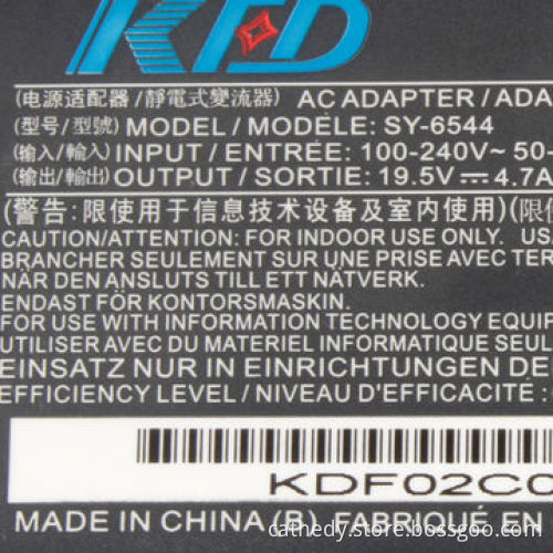 Laptop Charger 19.5V/4.7A for Sony 6.5x4.4mm VGP-AC19V26,prompt delivery
